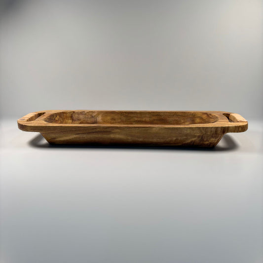 Natural Teak Wood Serving Tray