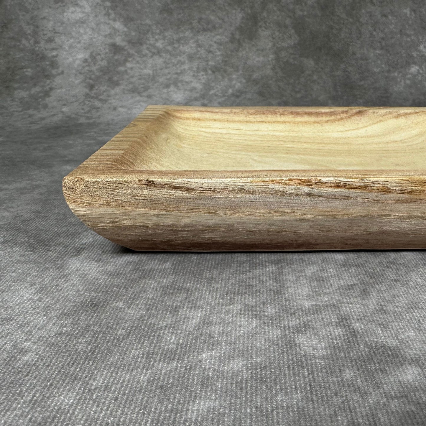 natural paulownia wood tray
