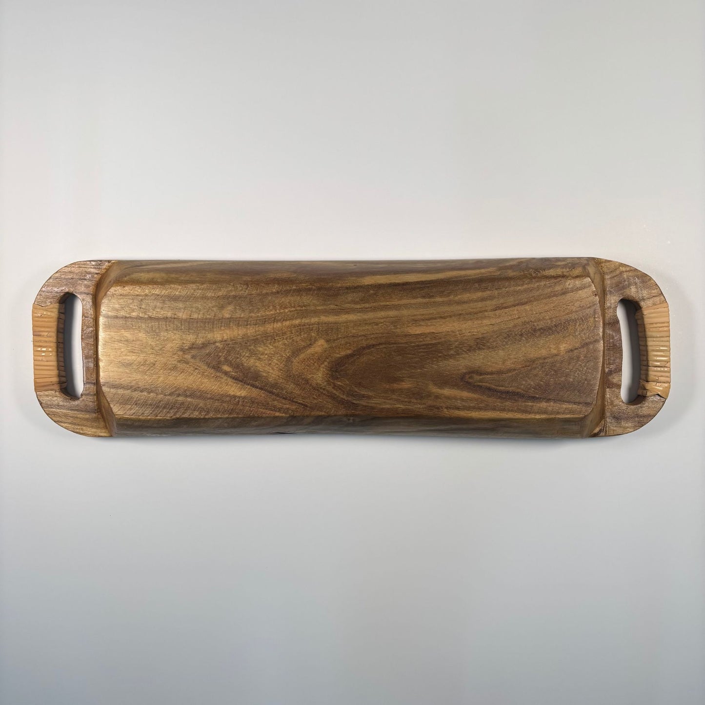 Natural Teak Wood Serving Tray