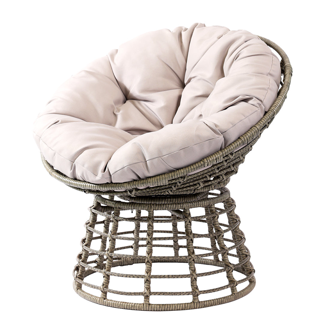 CloudNest Papasan Chair – A Sanctuary of Comfort and Style