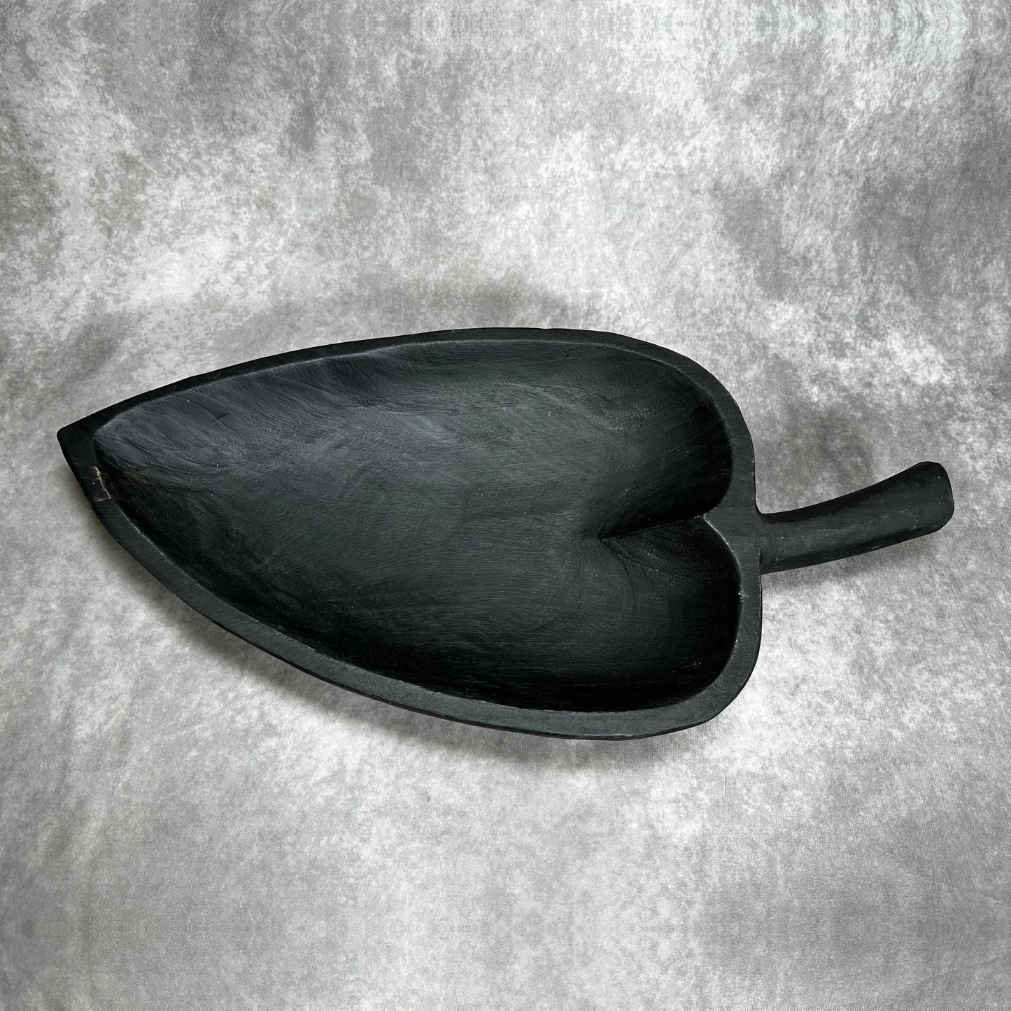 Handcrafted Leaf-shaped Wooden Tray