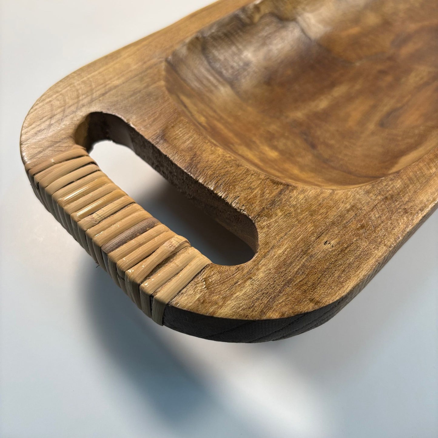Natural Teak Wood Serving Tray