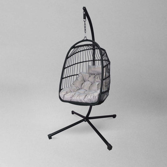 Egg Chair - Indoor & Outdoor Hanging Chair with Stand
