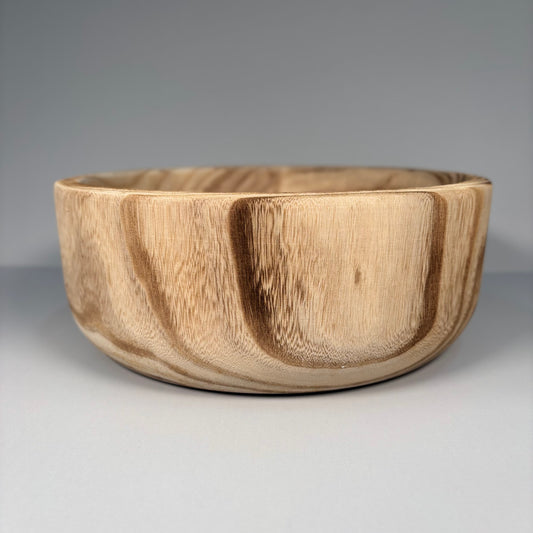 Natural Paulownia Wood Serving Bowl