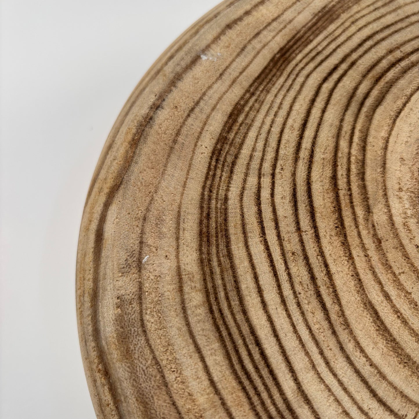 Natural Paulownia Wood Serving Bowl