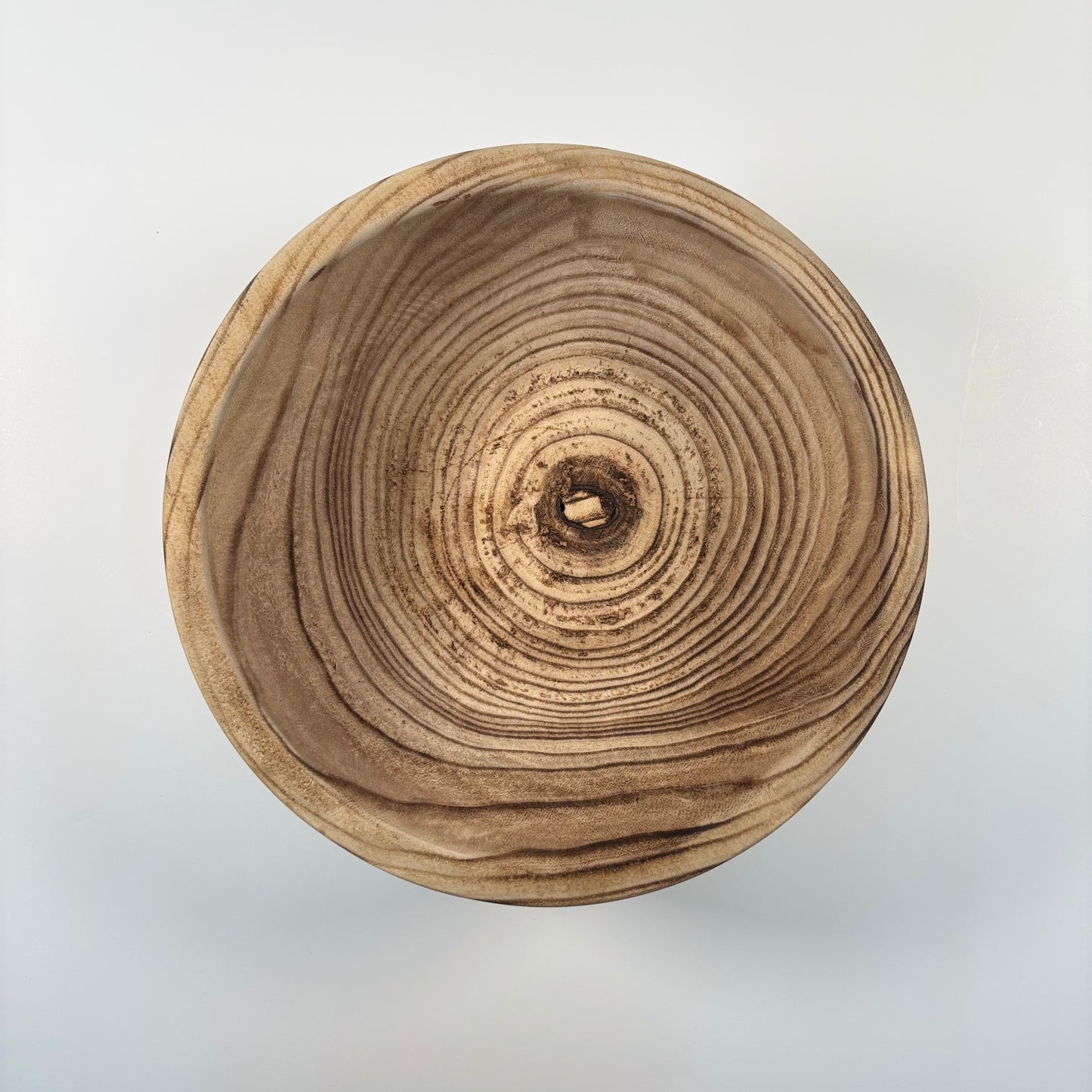 Natural Paulownia Wood Serving Bowl