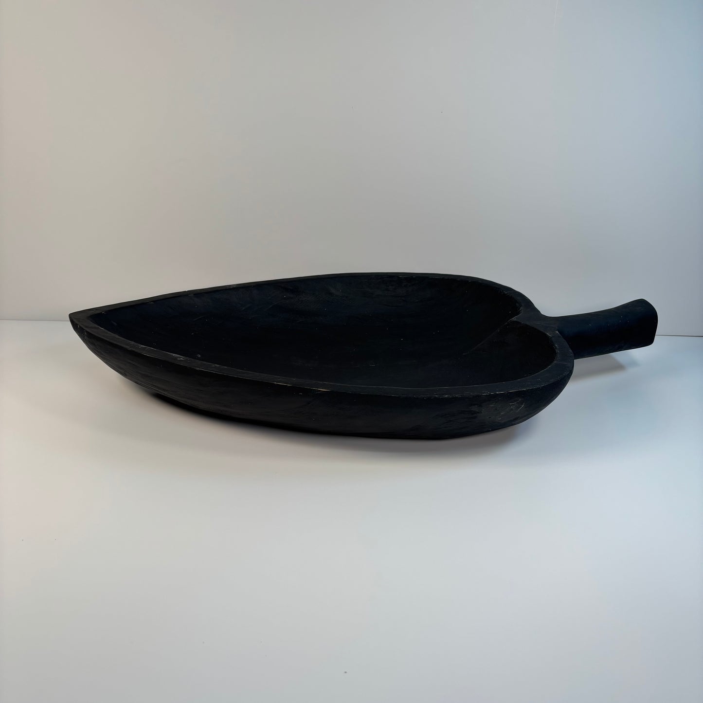 Handcrafted Leaf-shaped Wooden Tray