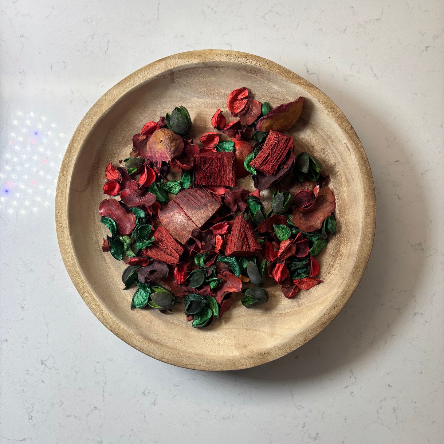 Elemental Harmony Rustic Luxe Decorative Bowl