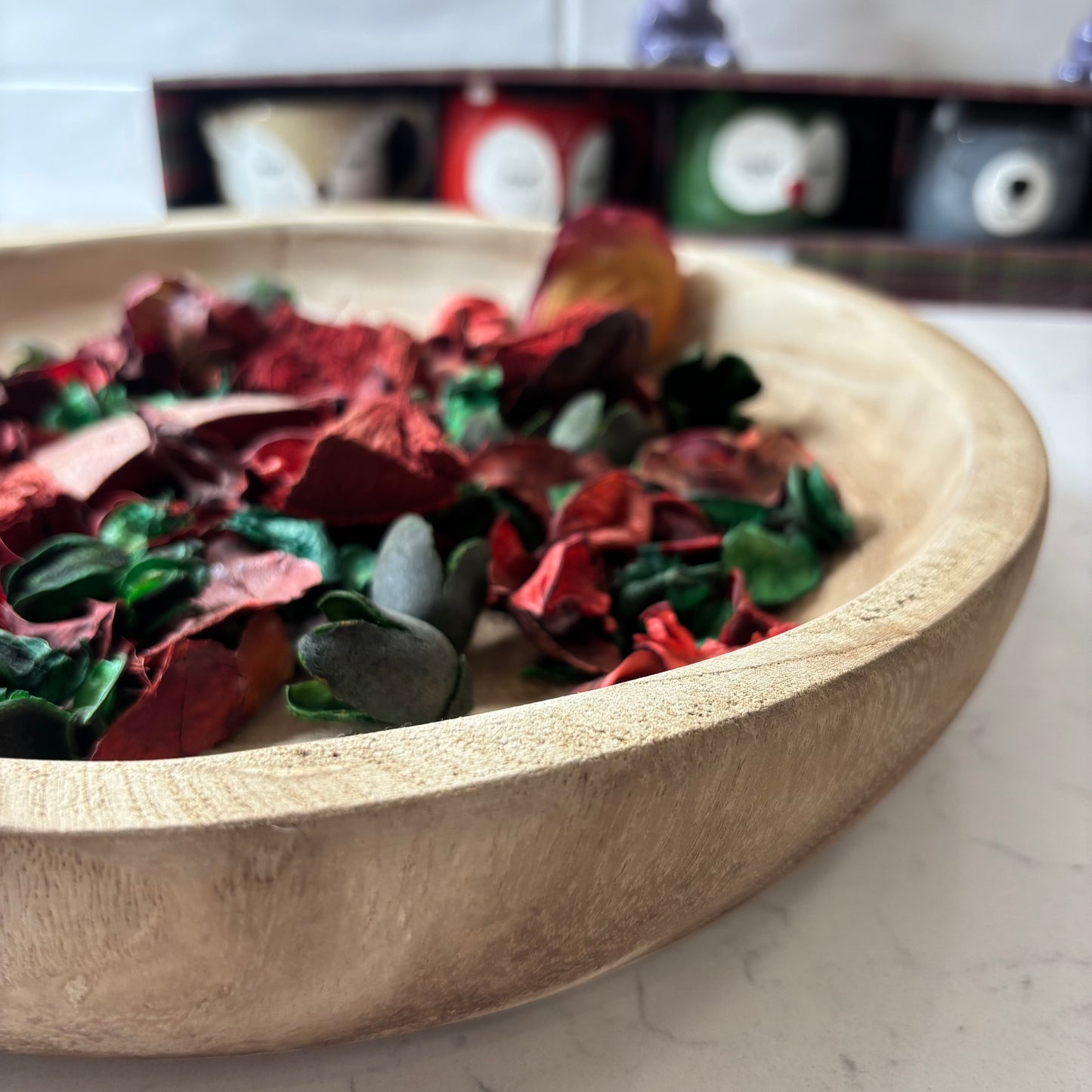 Elemental Harmony Rustic Luxe Decorative Bowl