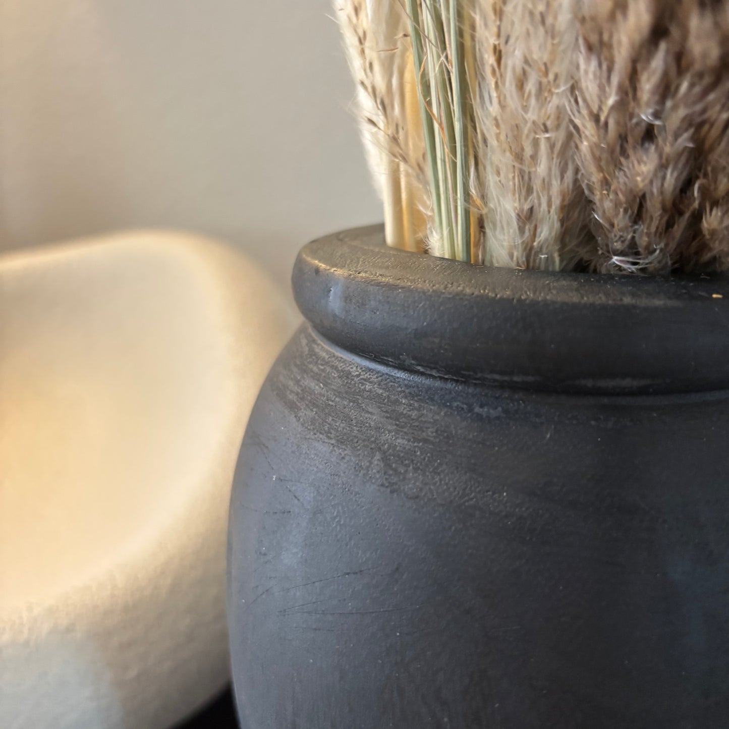 Black Rustic Farmhouse Vase