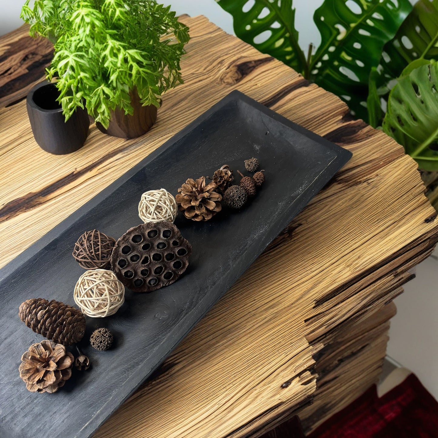 natural paulownia wood tray