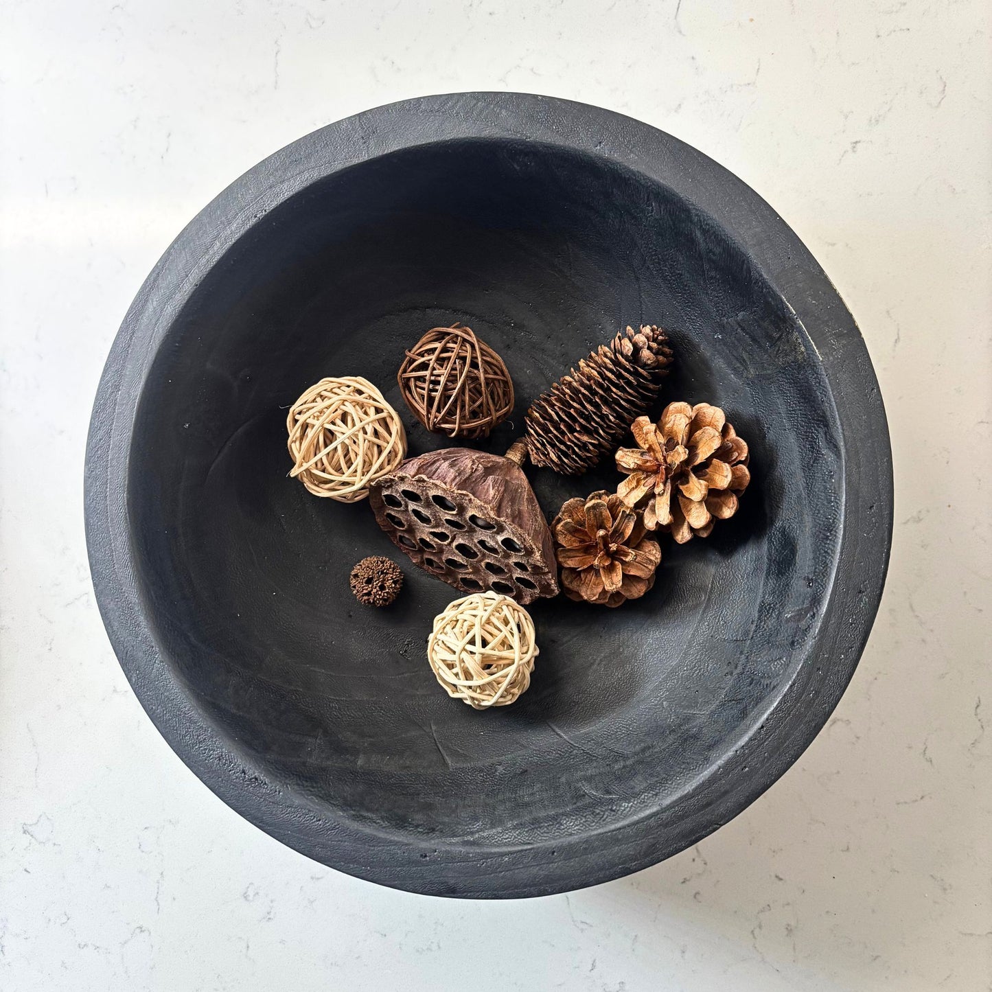 Natural Paulownia Wood Serving Bowl