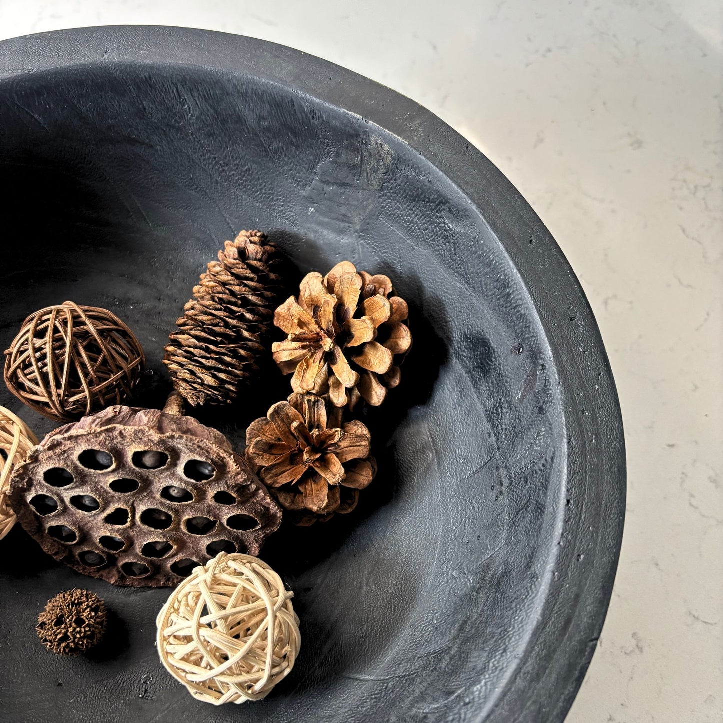 Natural Paulownia Wood Serving Bowl