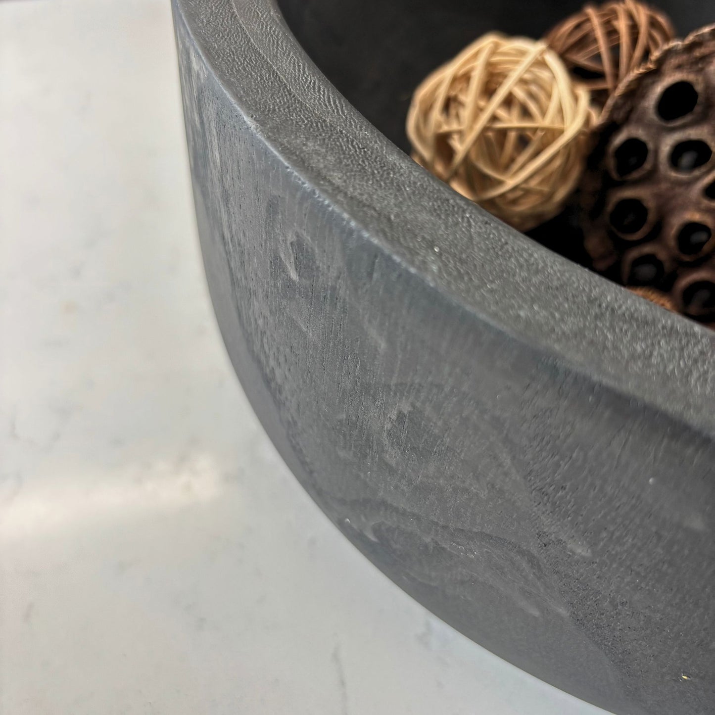 Natural Paulownia Wood Serving Bowl