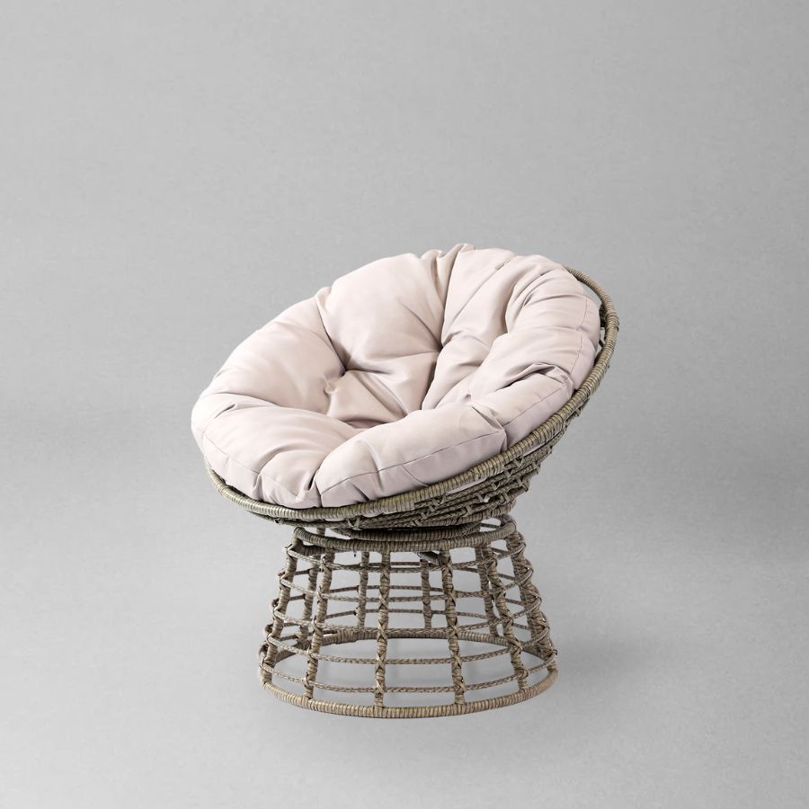 CloudNest Papasan Chair – A Sanctuary of Comfort and Style