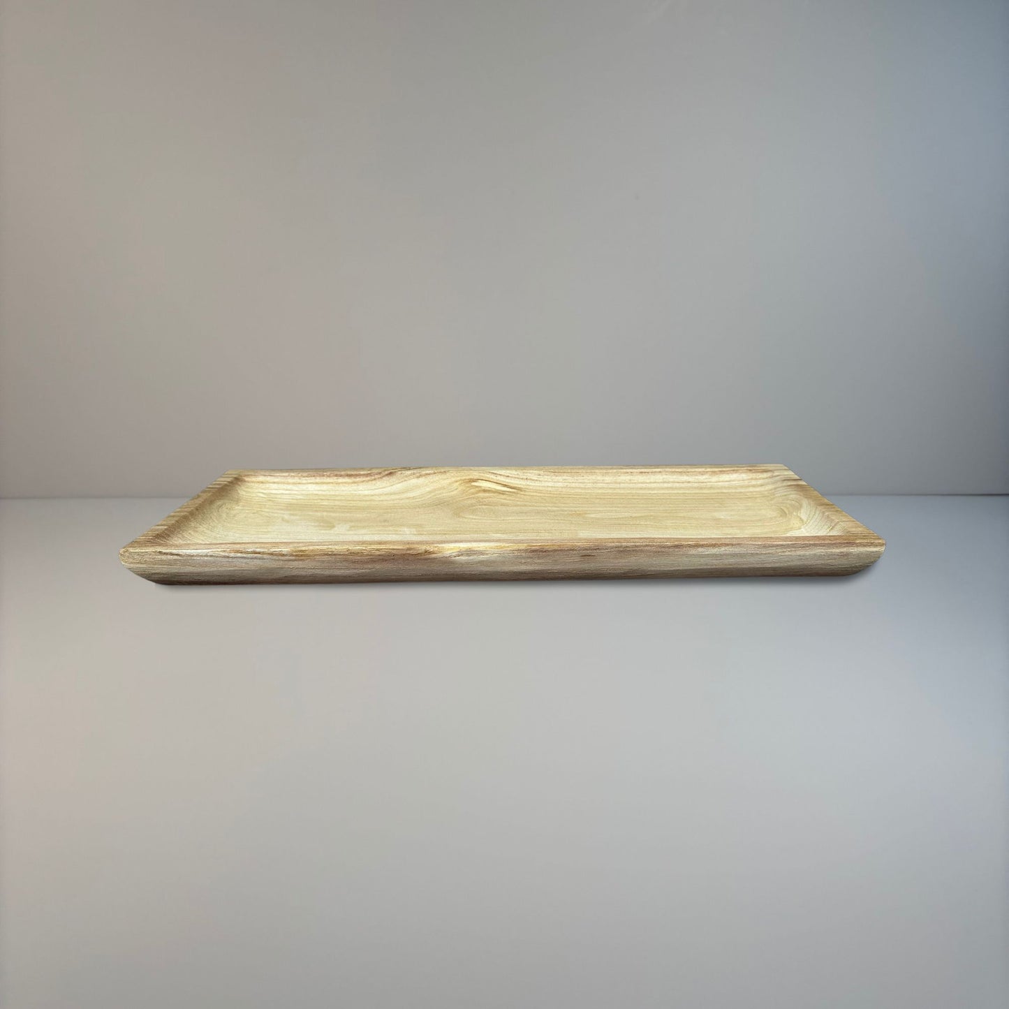 natural paulownia wood tray