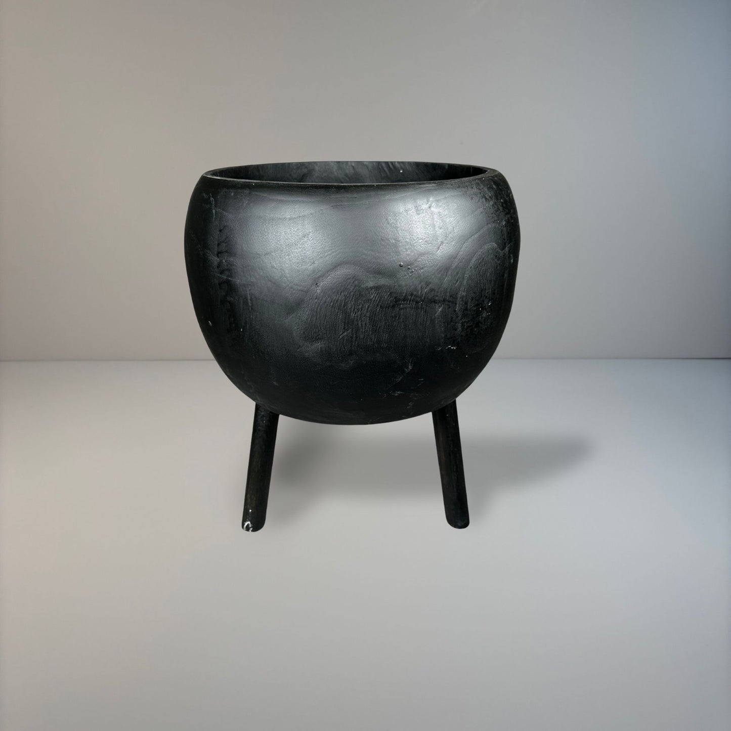 Modern Mid-Century Planter Paulownia Wood