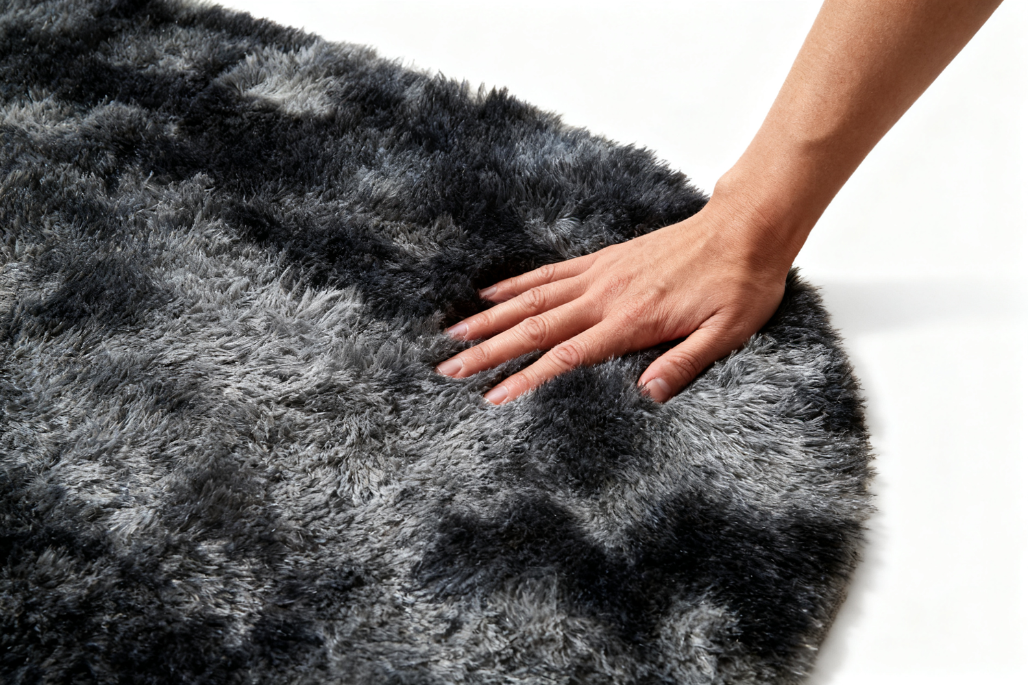 Oval Tie-Dye Area Rug