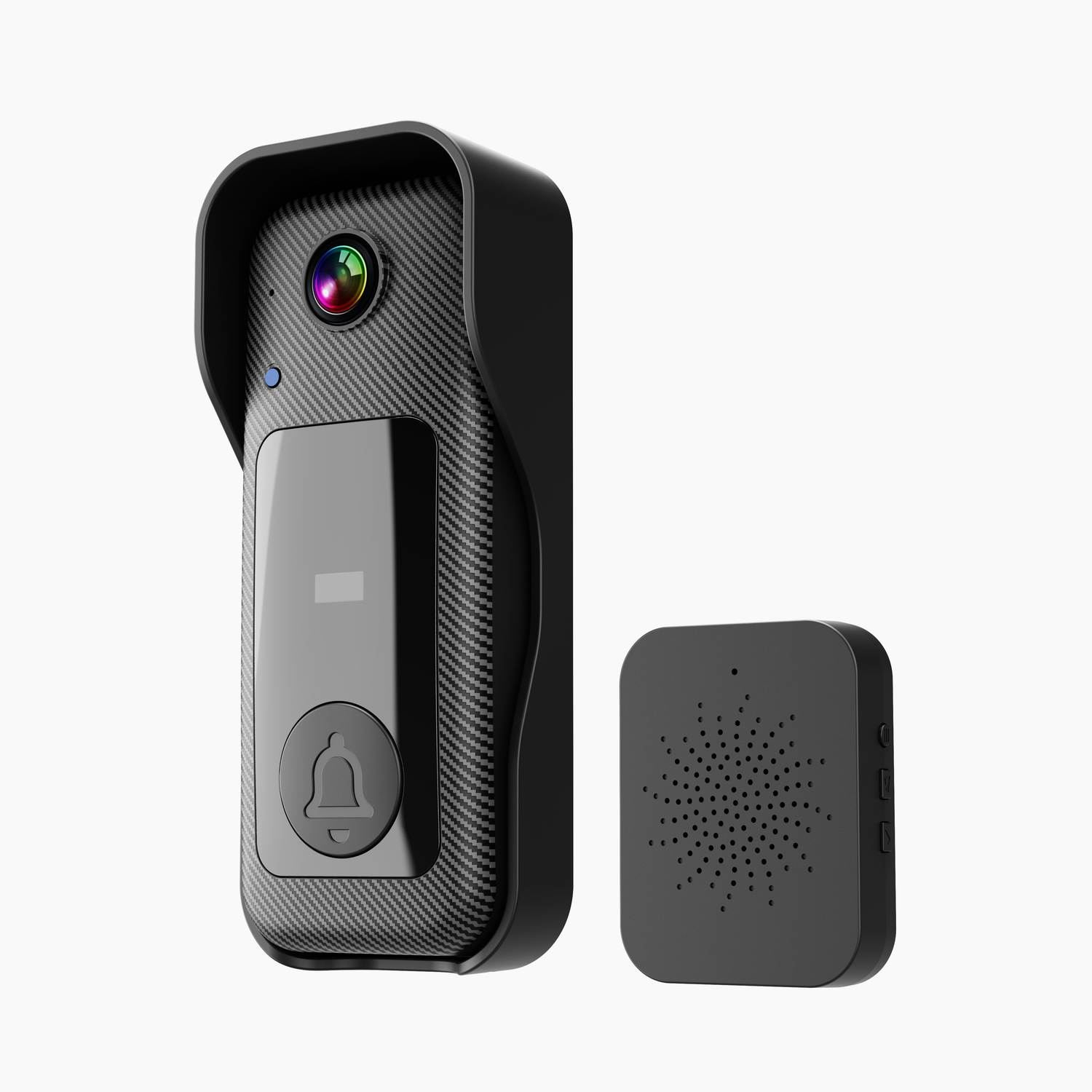X9 wireless video doorbell with indoor chime white