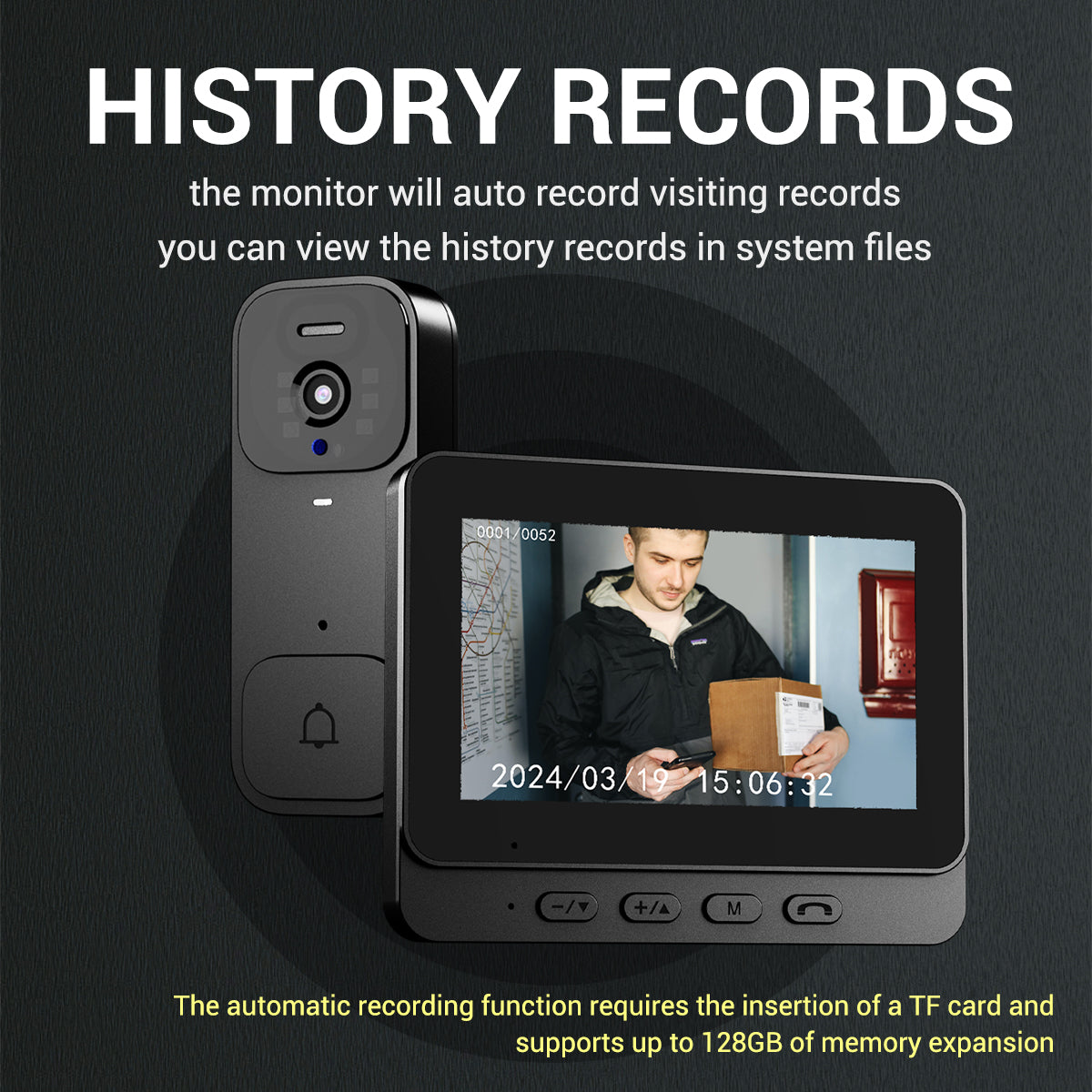 X7 Wireless Video Doorbell Intercom System 