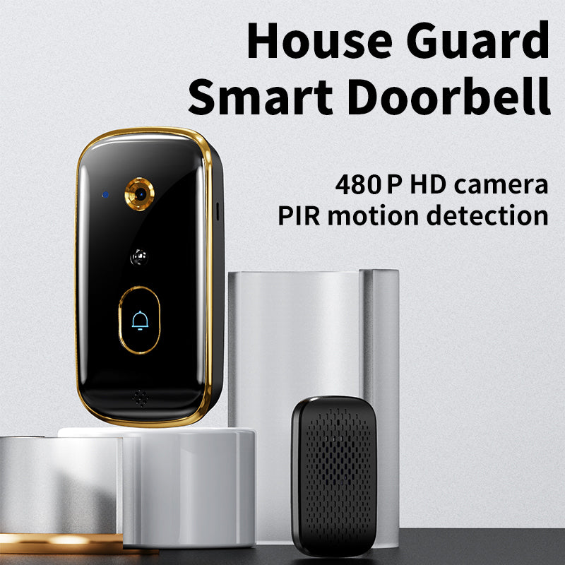 X10 Smart Video Doorbell with 1800mAh Battery & PIR Motion Detection
